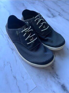 OluKai Nohea Moku Gray Mesh Slip On Sneakers / Men's 12
